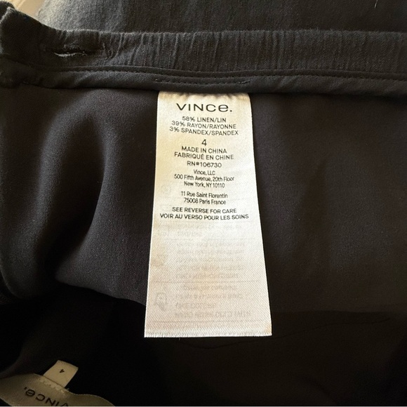 Vince Flounce A-line Shorts Size 4 Linen Blend - Picture 5 of 5